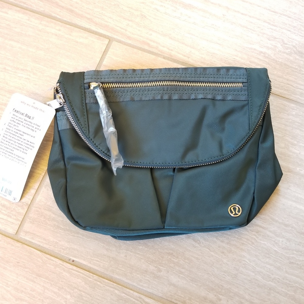 NWT Lululemon  Festival Bag II - Teal Shadow